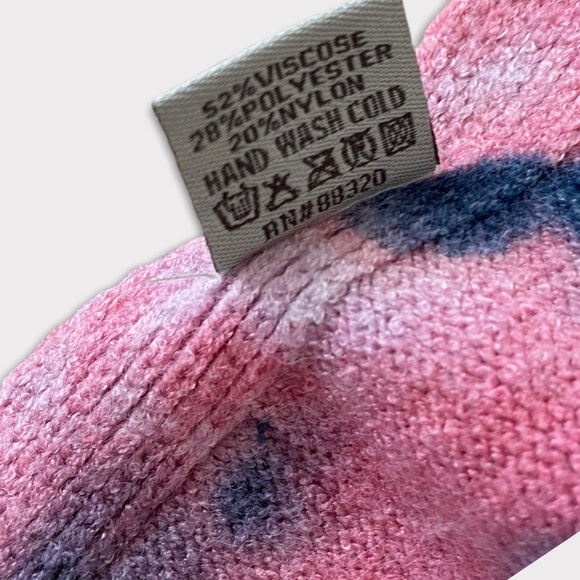 Women's C.C Soft Wrap Navy/Pink Scarf NWT - Picture 7 of 11